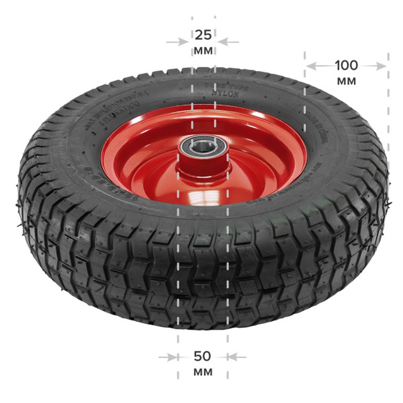 Колесо для строит.тачки 135л.(6.50-8)-запасное Политех Инструмент Инструмент 8055111
