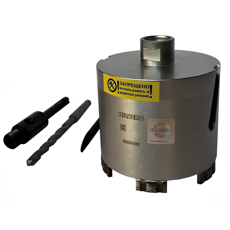 Коронка алмазная по бетону 102 мм Hilberg Laser Hilberg HM210