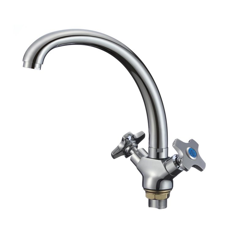 Смеситель для кухни РМС SL115-273F двуручковый Хром