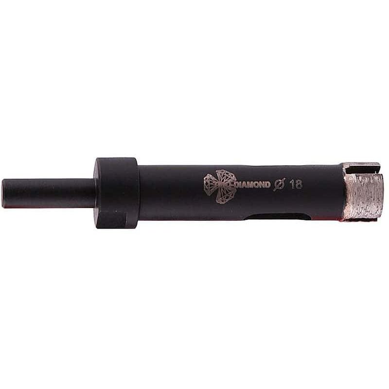 Коронка алмазная по керамограниту 18 мм Серебряная пайка Trio-Diamond GCB758