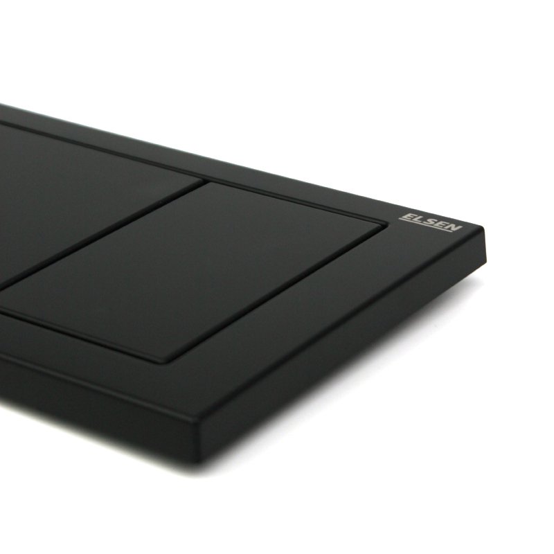 Клавиша смыва, цвет черный матовый Elsen E05.blackmatt
