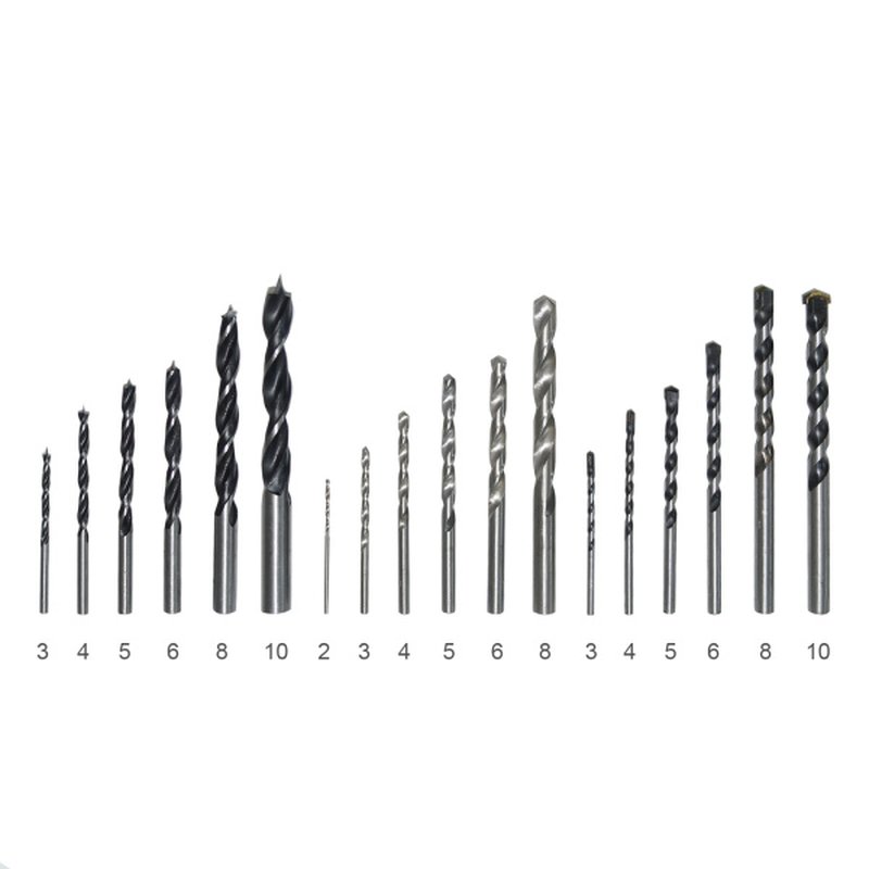 Набор сверл КОМБИНИРОВАННЫЙ (мет,дер,бетон) Pob Pobedit 4960018