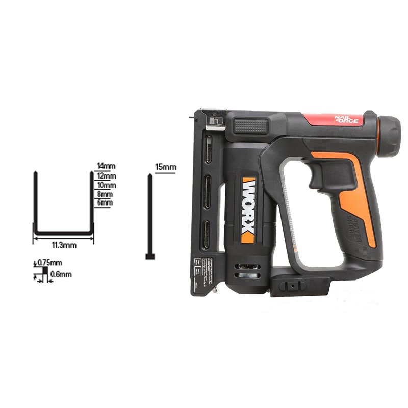 Степлер аккумуляторный WORX WX843 20В