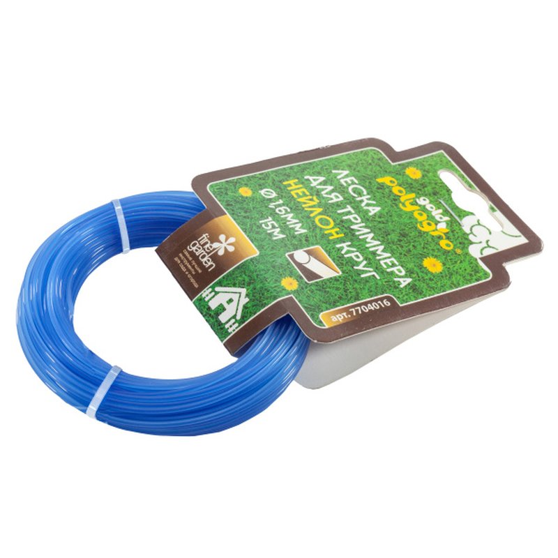 Леска для триммера Gold  "круг" 1,6мм*15м Polyagro 7704016