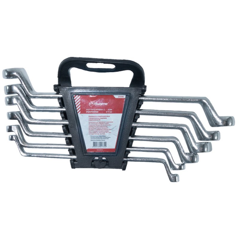 Набор ключей накидных,CS, хромир. 6 шт,6-17 мм Политех Инструмент Инструмент 2737302