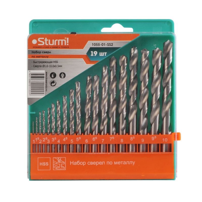 Набор сверл Sturm! 1055-01-SS2
