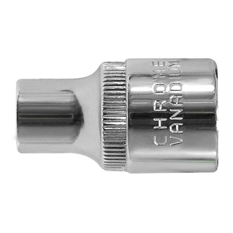 Головка торц. 1/2, 9мм ,6-гр.-FLANK. с насеч. CrV Pobedit 2843509