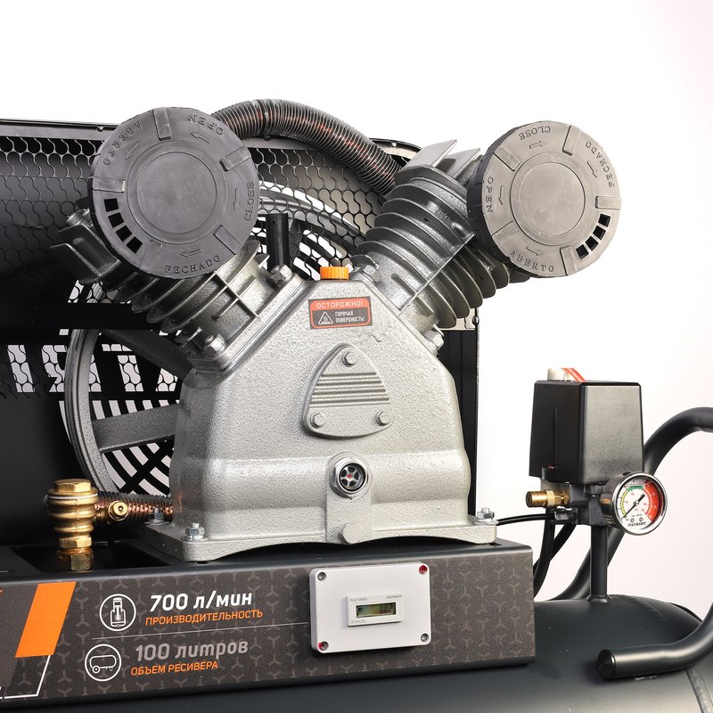 Компрессор поршневой ременной PATRIOT KRX 700 L100 D (545302340)