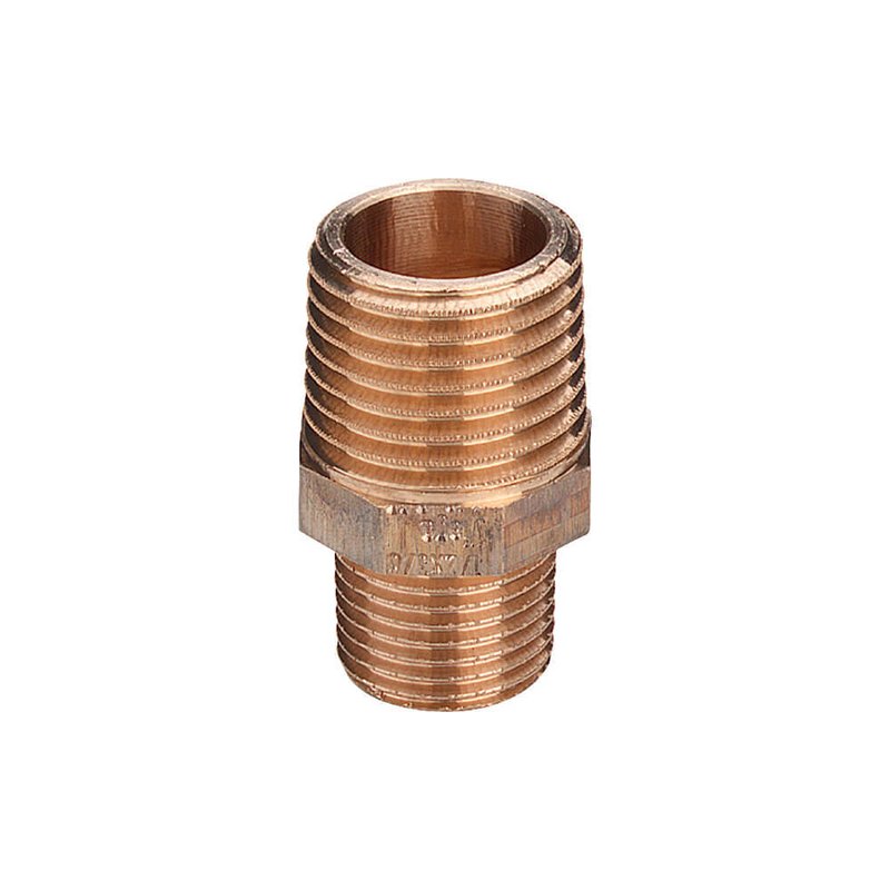 Ниппель, НН, 1", 1/2", бронза, редукционный