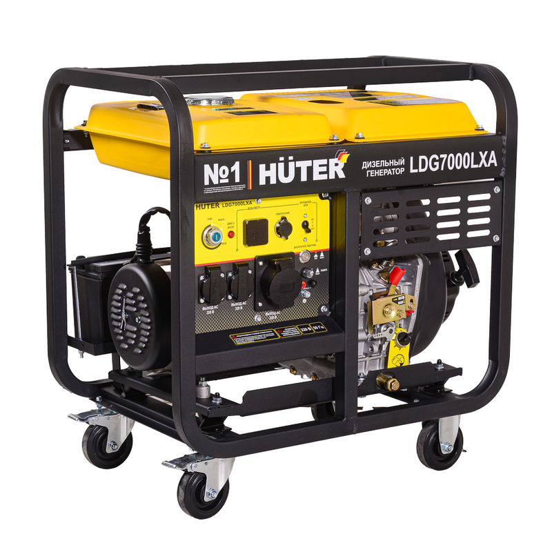 Электрогенератор дизельный LDG 7000LXА Huter 64/2/8