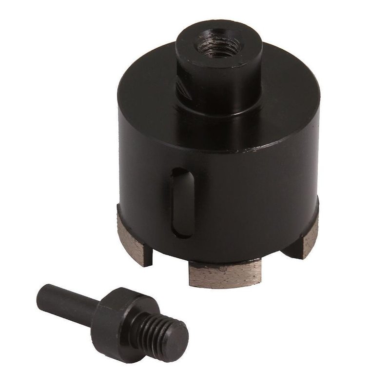 Коронка алмазная по керамограниту 60 мм Серебряная пайка Trio-Diamond GCB767