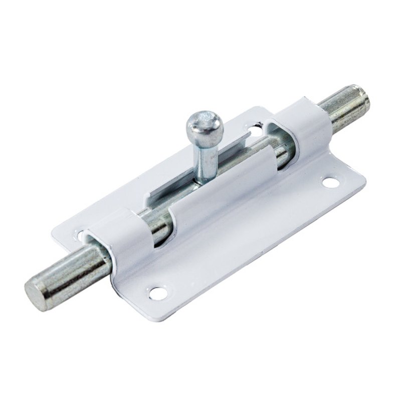 Задвижка накладная 60 мм, Тип D, белый Россия 8137141