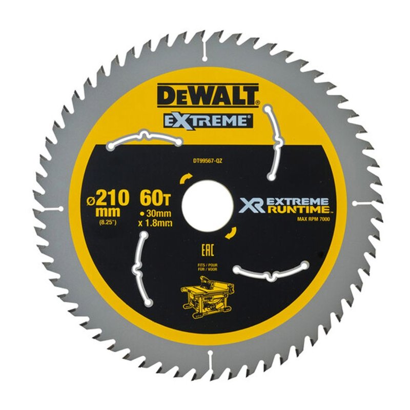 Пильный диск DEWALT DT99567 EXTREME RUNTIME 210х30 мм DT99567-QZ