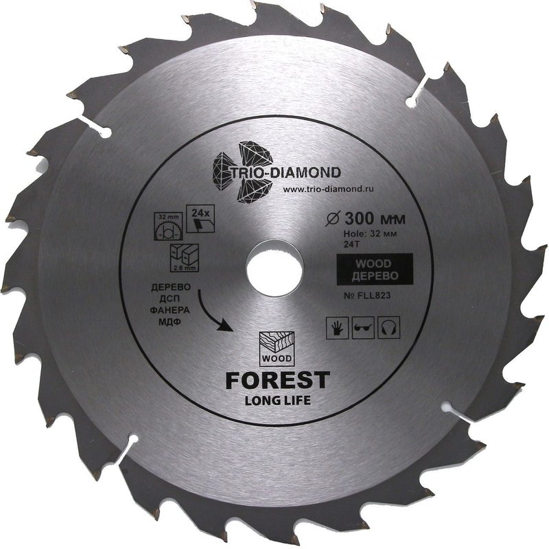 Диск пильный 300*32*24Т Trio-Diamond FLL823