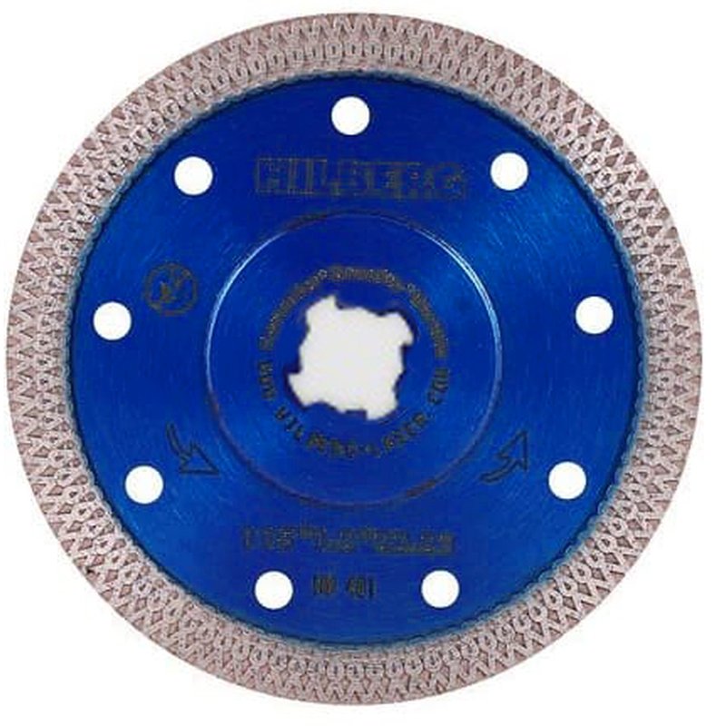Диск алмазный отрезной 125*22,23 Hilberg Турбо ультратонкий х-тип Hilberg HMX402