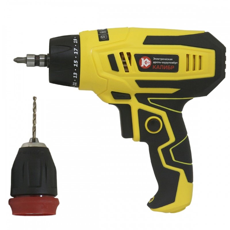 Электрическая дрель-шуруповёрт Калибр Мастер ДЭ- 550ШСМ 00000075898