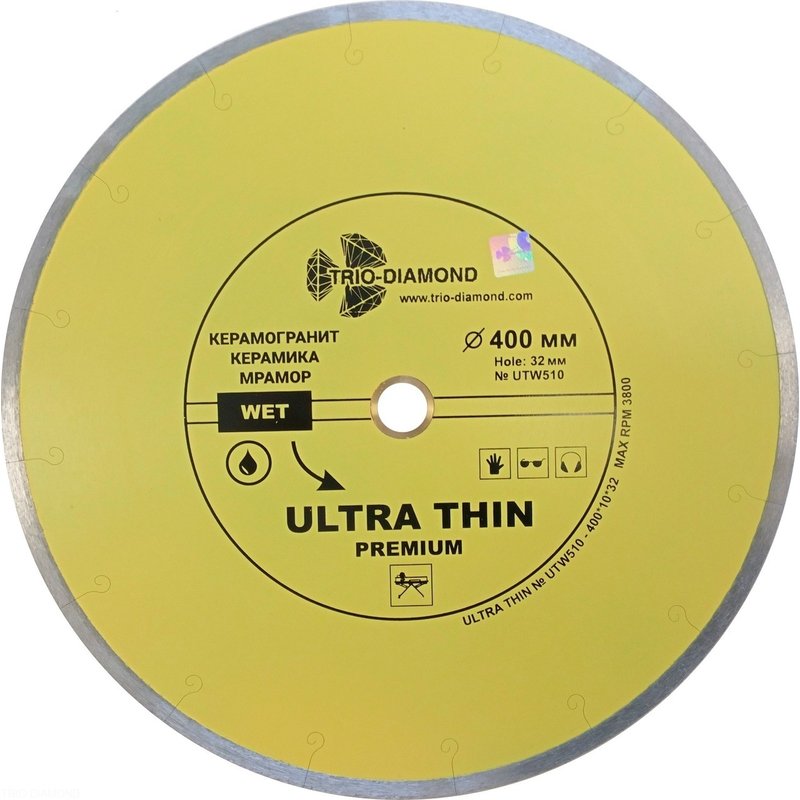 Алмазный диск Trio-Diamond Ultra Thin Premium 400 мм (UTW510)