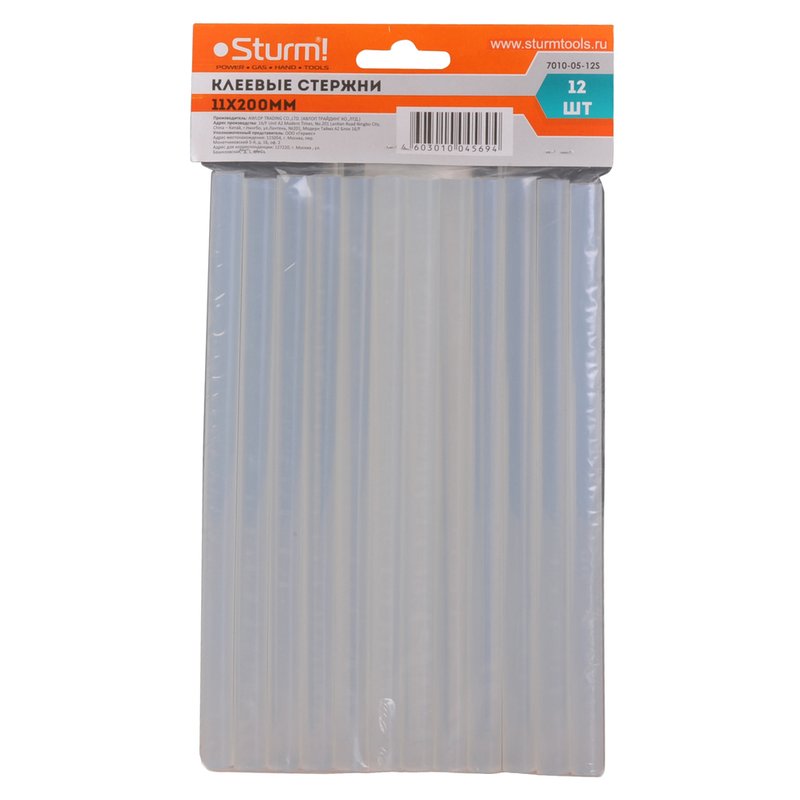 Стержни клеевые Sturm! 7010-05-12S
