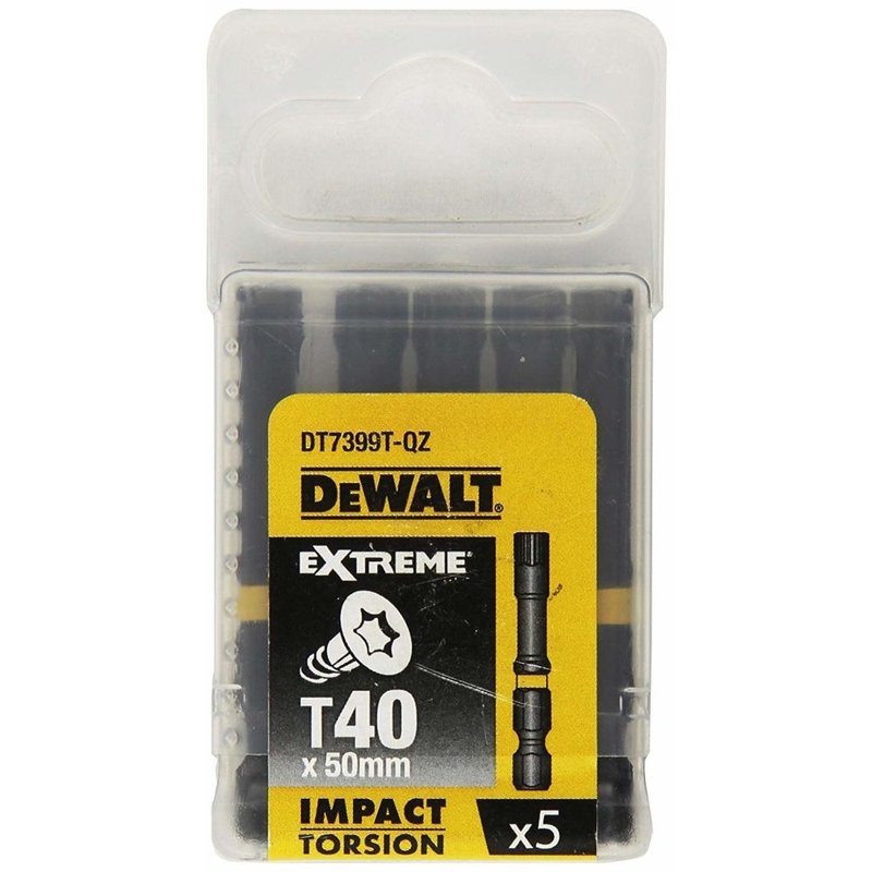 Биты DEWALT DT7399T, T40 x 50 мм, 5 шт. DT7399T-QZ