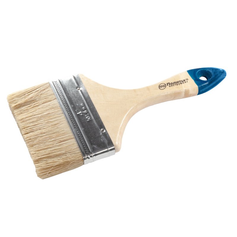 Кисть-флейц, светл. щетина 4,0" (100 мм) СТАНДАРТ Политех Инструмент Инструмент 1501040