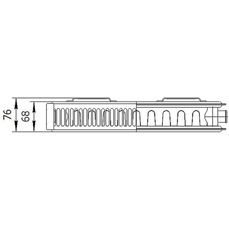 Радиатор стальной панельный AXIS 21 500 x  700 Ventil (M30х1.5) Лев/Прав