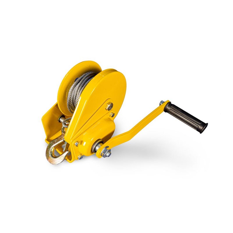 Ручная барабанная лебедка TOR ЛБ-1800 (BHW) г/п 0,5 т, длина троса 20 м 113055