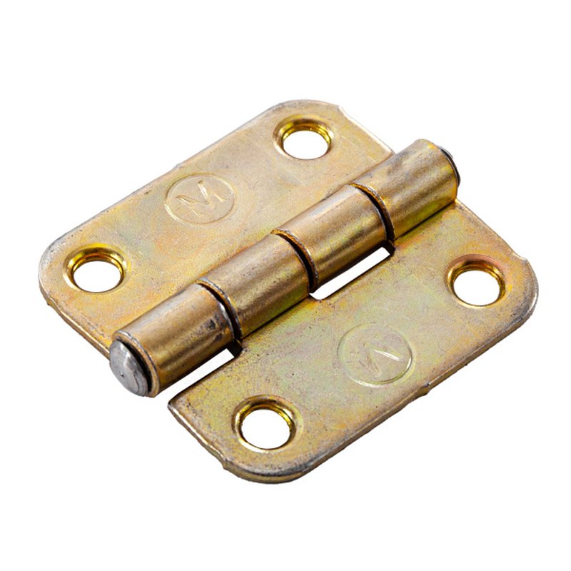 Петля накладная универс. 40 мм, желт. цинк Россия 8130103