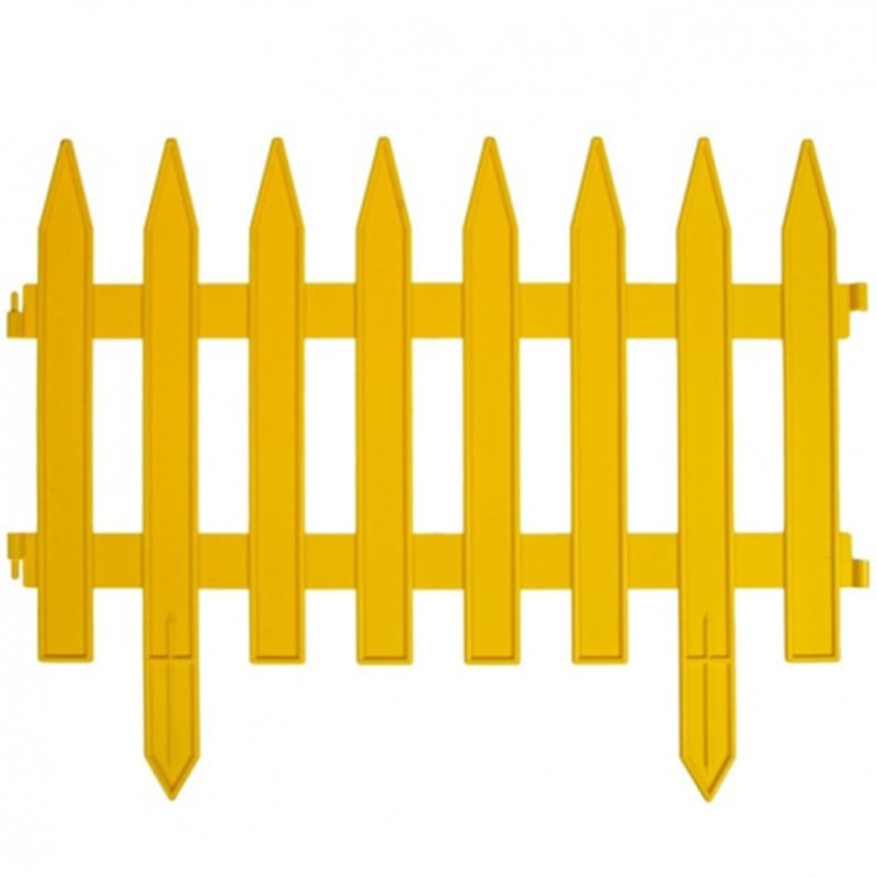 Заборчик "Садовый"  3,10 м. желтый Россия 8065119