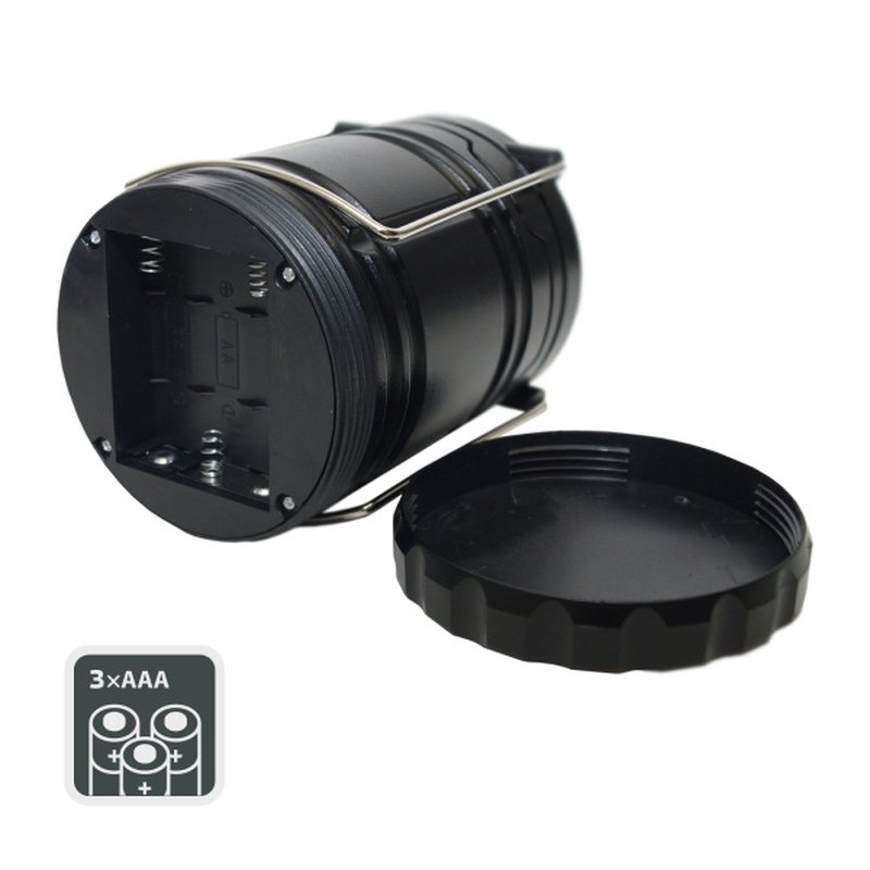 Кемпинговый светодиодный фонарь (большой), 3COB, 3хАА, пластик Jilion 9531328