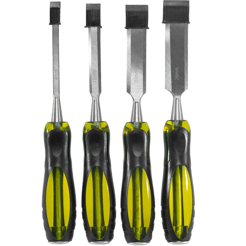 Набор стамесок-долот 6,12,20,26мм+брусок+масло 2*10мл Pobedit 2527002