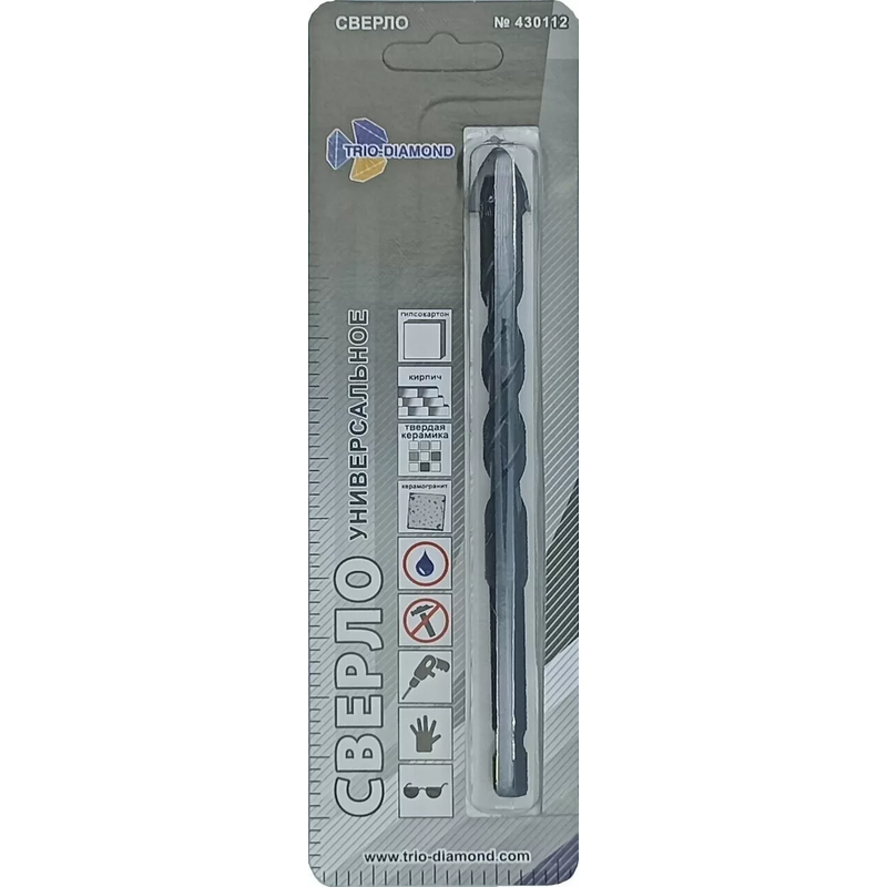 Сверло универсальное 12мм Trio-Diamond 430112