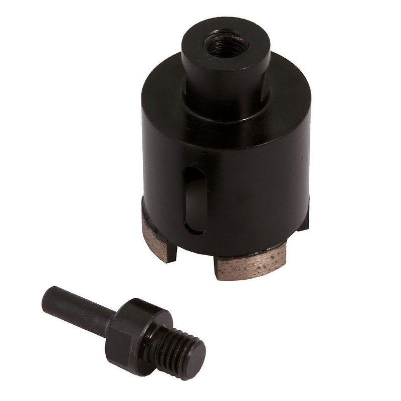 Коронка алмазная по керамограниту 45 мм Серебряная пайка Trio-Diamond GCB764