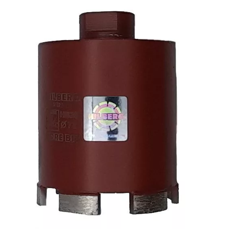 Коронка алмазная 72 мм Hilberg Industrial Laser Micro Hit под пылеудалитель Hilberg HI825