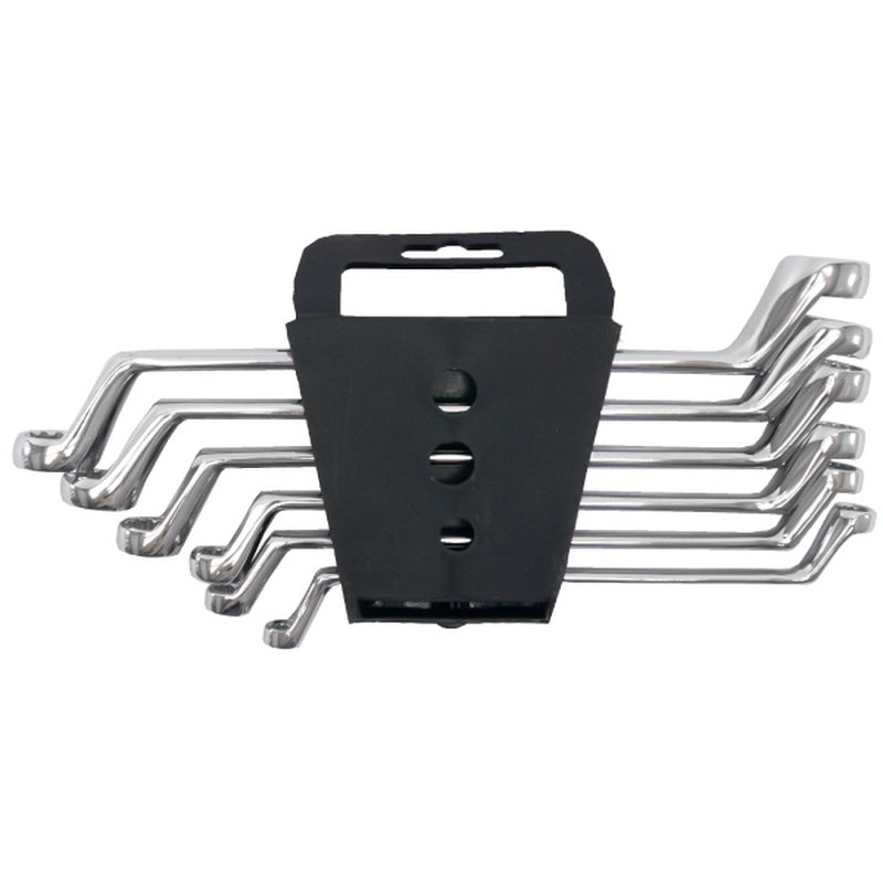 Набор ключей накидных,Cr-V,зерк.полир.6 шт,6-17 мм Pobedit 2737502