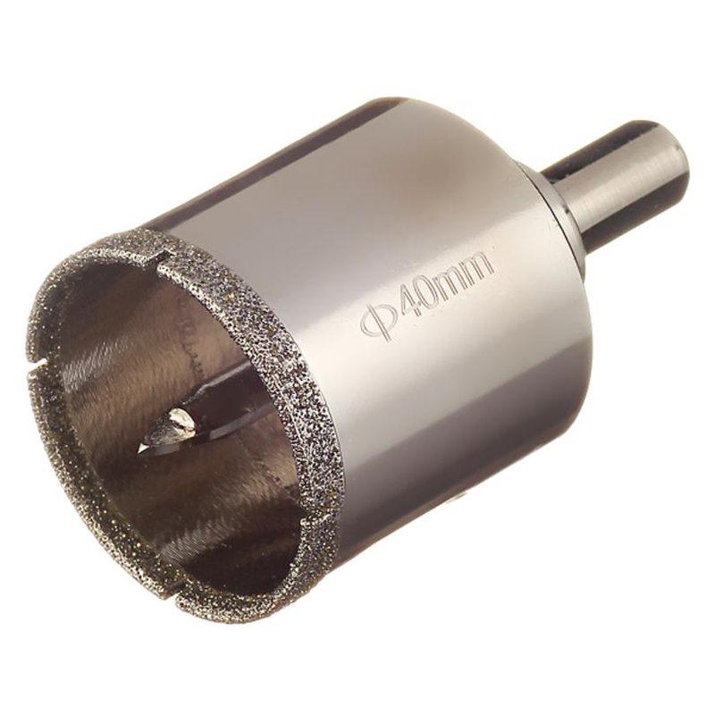 Коронка алмазная по керамике и кафелю с центрирующим сверлом 40мм Trio-Diamond 400040