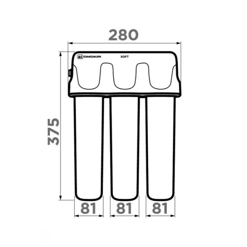Водоочиститель, OMOIKIRI, Pure Drop Soft