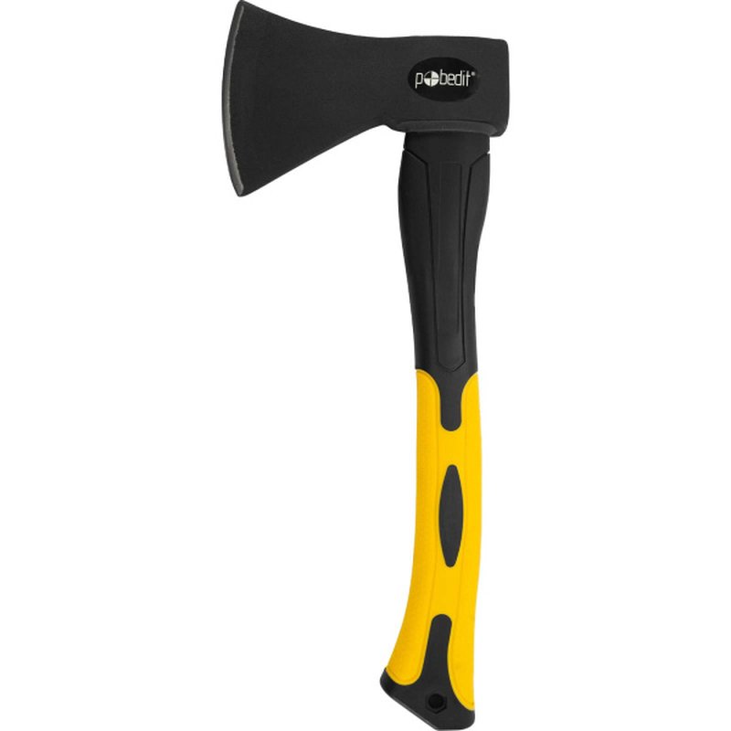 Топор 800 г, обрезиненная  рукоятка,70% фибергласс, Pobedit Pobedit 2544308