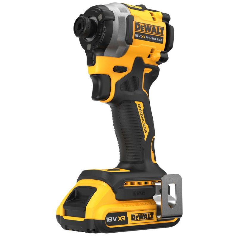 Аккумуляторный импульсный шуруповерт DEWALT 18 В 206 Нм 3800 уд/мин 3250 об/мин с 2 АКБ АЧ и ЗУ кейсе TSTAK DCF850D2T DCF850D2T-QW