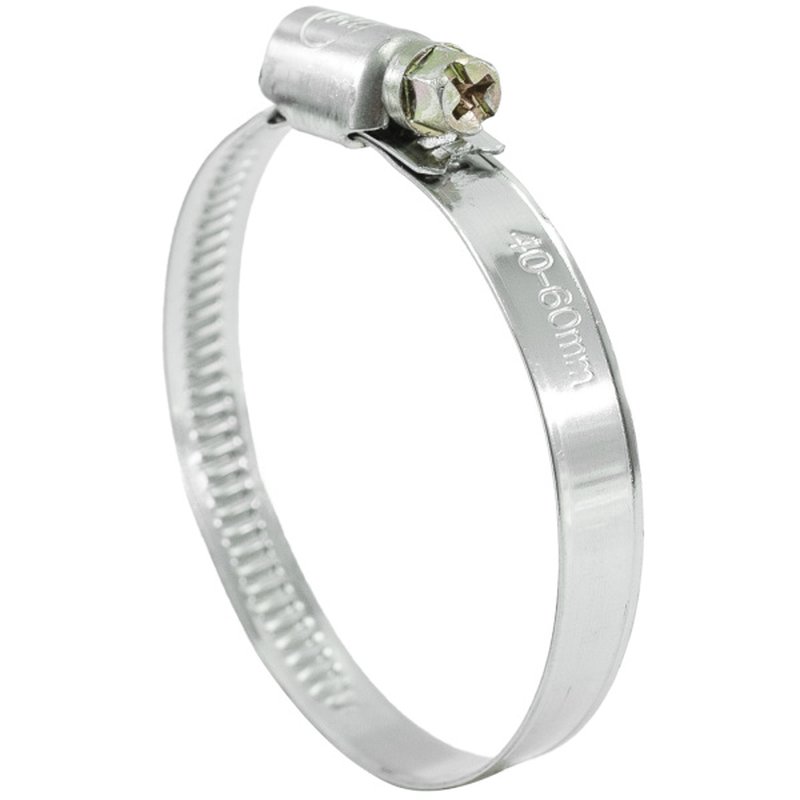 Хомуты червячные накатные, нержавеющая сталь, 5 шт./уп., 40мм-60мм Политех Инструмент Инструмент 3203140