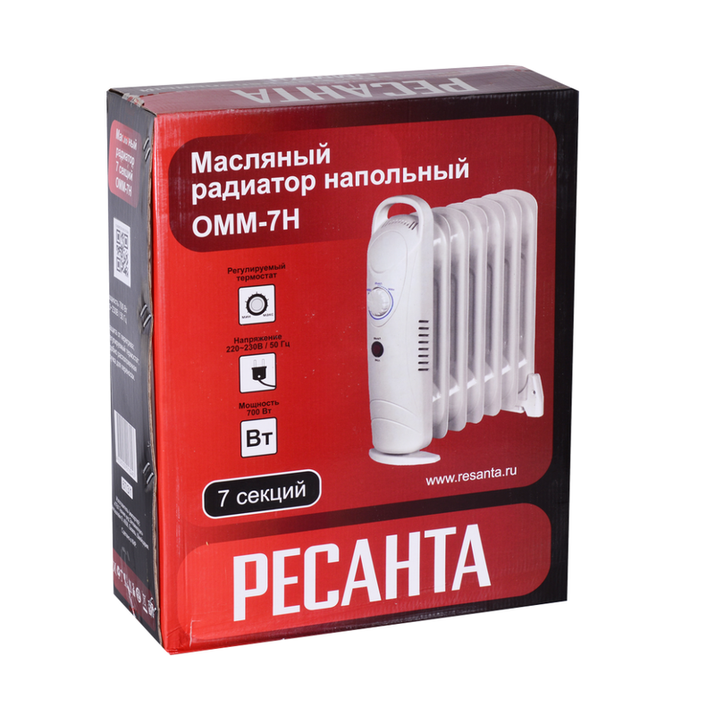 Масляный радиатор Ресанта ОММ - 7Н 67/3/1