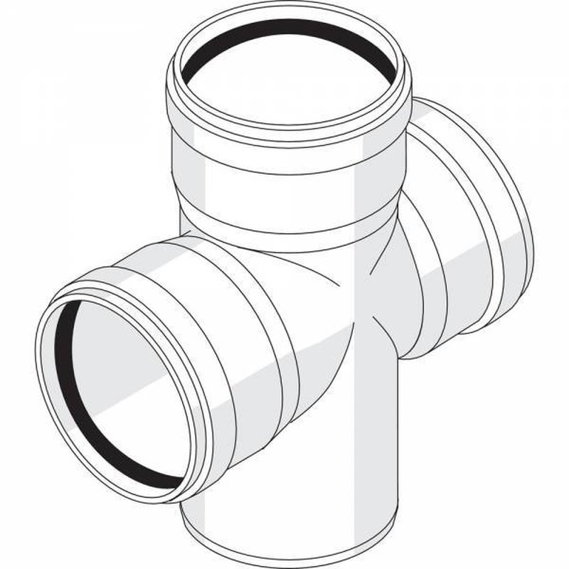 Крестовина 110/110/110/87° REHAU 11215541001