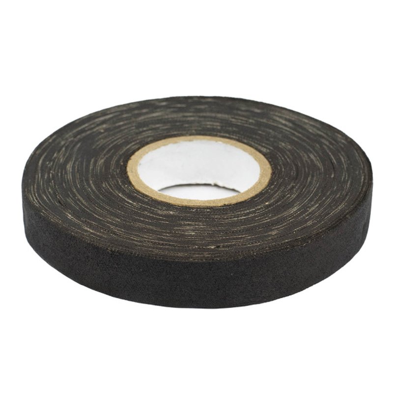 Изолента х/б черная  18мм*30м Политех Инструмент Инструмент 9011320