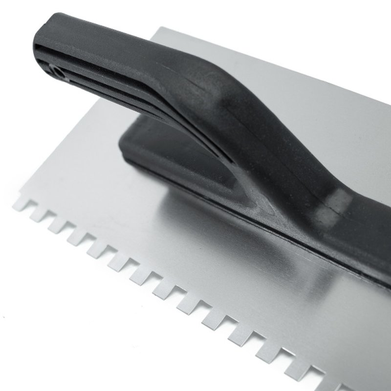 Гладилка нерж. пластм.ручка 13х28 (з.8х8) ЛЮКС Политех Инструмент Инструмент 1060288