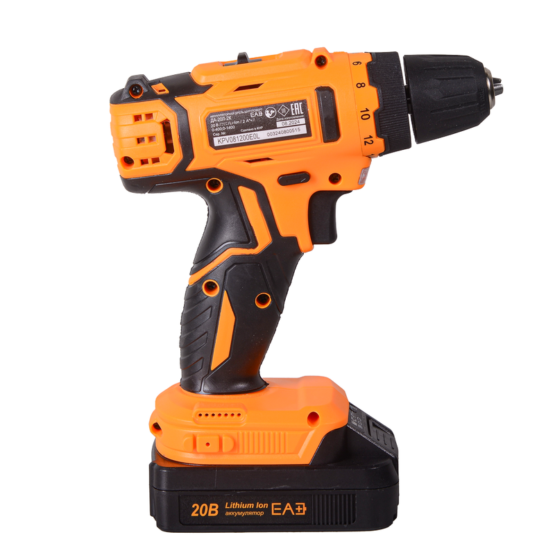 Дрель-шуруповерт Вихрь ДА-20Л-2К (с 2-мя АКБ, кейс)