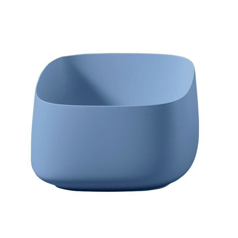 Раковина, Artceram, Cognac Quadro, шгв 430*430*225, отверстия для смесителя-отсутствуют, с донным клапаном, цвет-Blue avio COL006 38 00/ACA038 00 Artceram COL006 38 00/ACA038 38 00