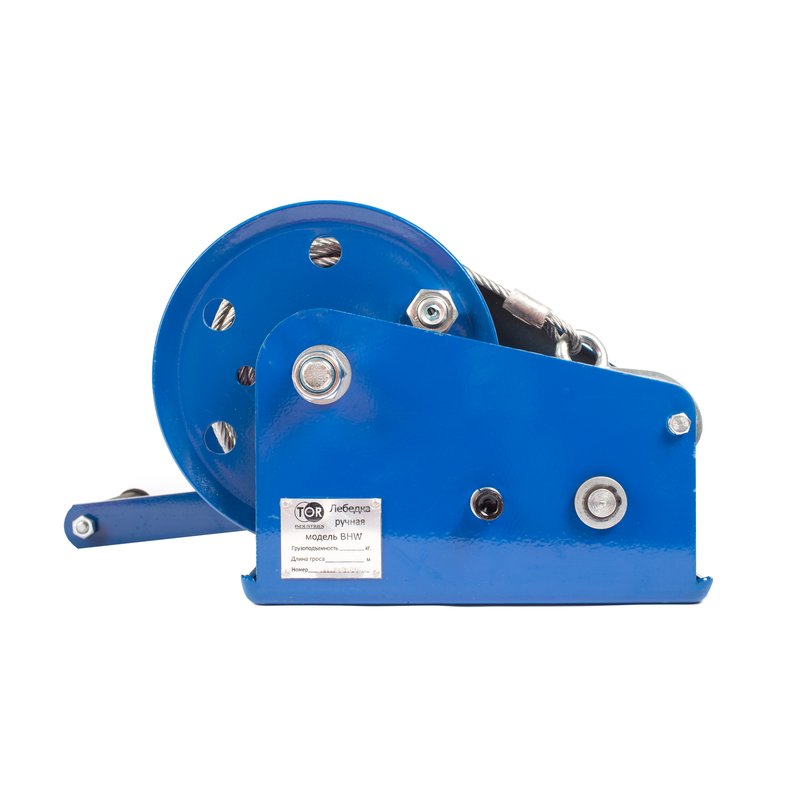 Ручная лебедка TOR ЛБ-3000 BHW 1.35 т, 10 м 1000388