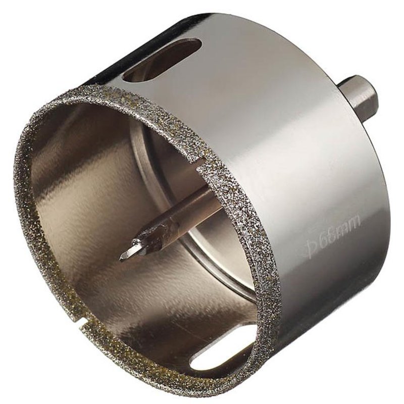 Коронка алмазная по керамике и кафелю с центрирующим сверлом 68мм Trio-Diamond 400068