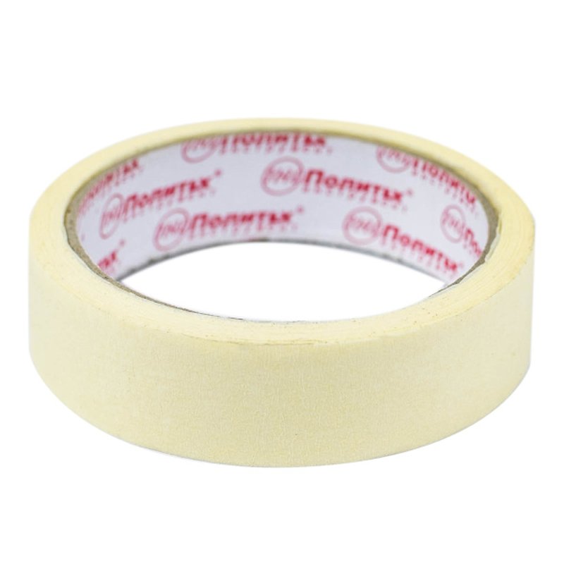 Лента клейкая малярная 25 мм 18 м Политех Инструмент Инструмент 8035025