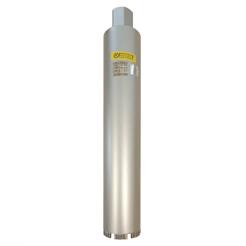 Алмазная коронка Hilberg Industrial Laser 77 мм (HD710)