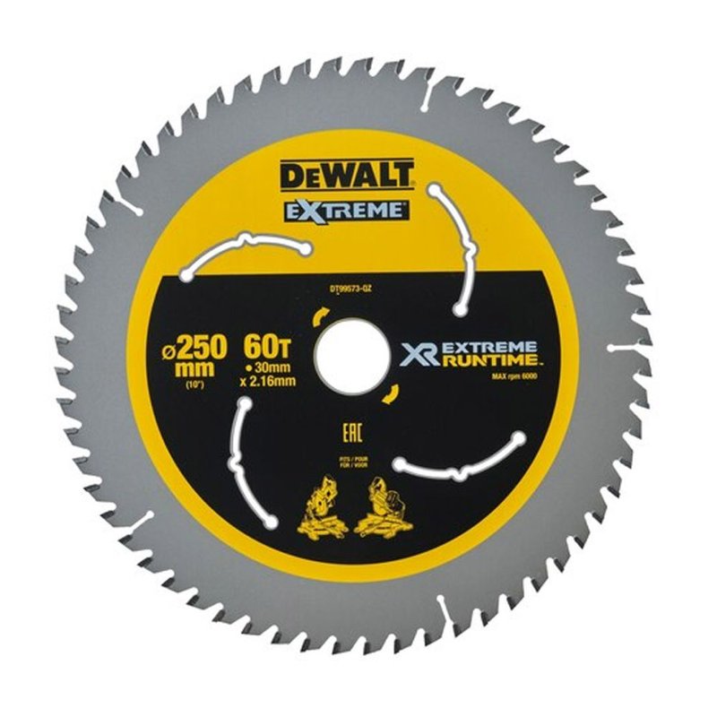 Пильный диск DEWALT DT99573 EXTREME RUNTIME 250х30 мм DT99573-QZ